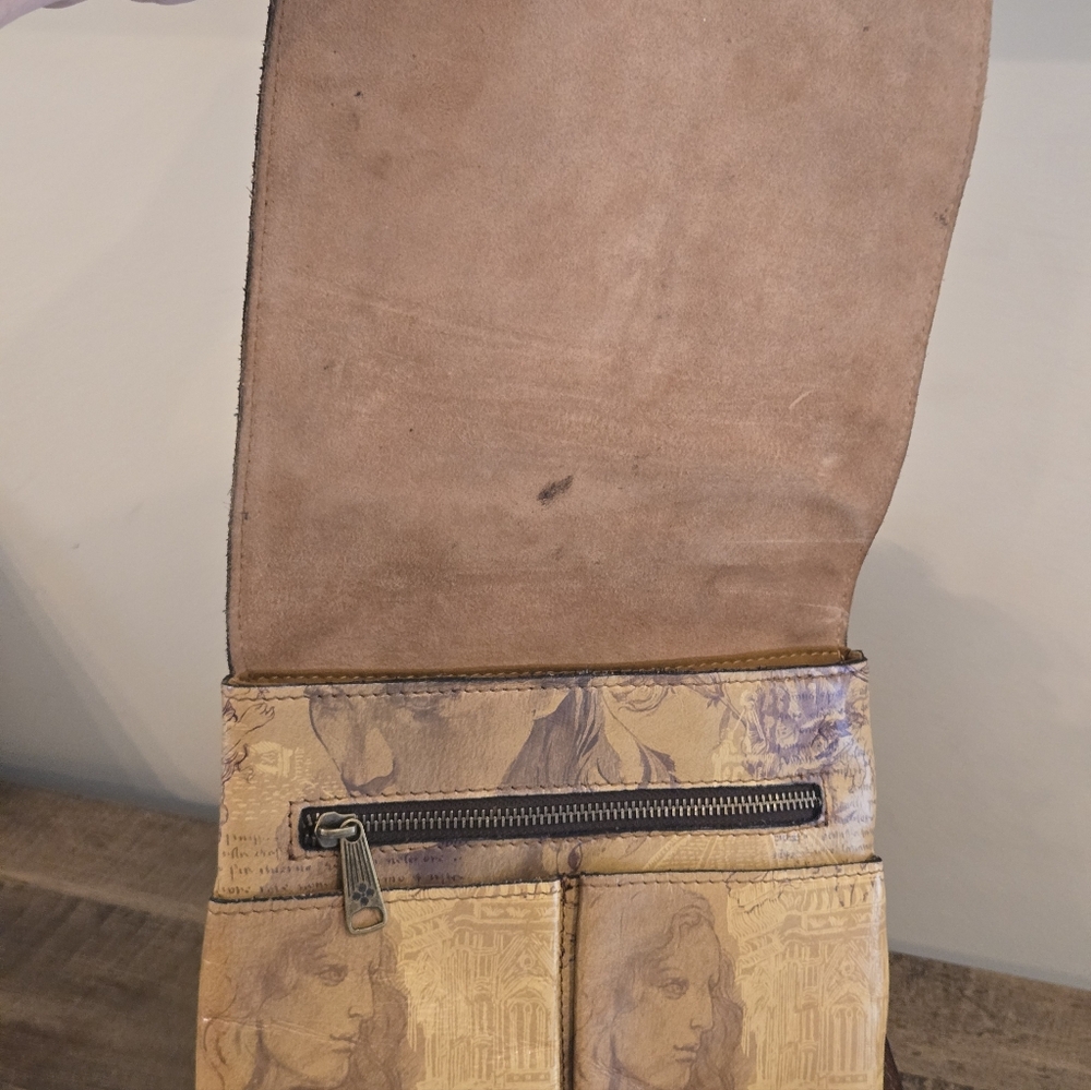 Patricia Nash leather Grenada Italian Dketchbook crossbody. NWT - Picture 14 of 16